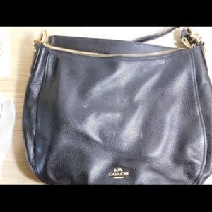 Coach black leather purse for sale!